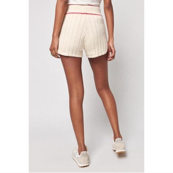 FAHERTY Game Set Sweater Short Organic Cotton Cashmere Vintage Cream Size XL - Picture 4 of 10